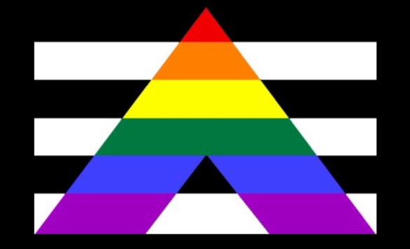 straight ally symbol